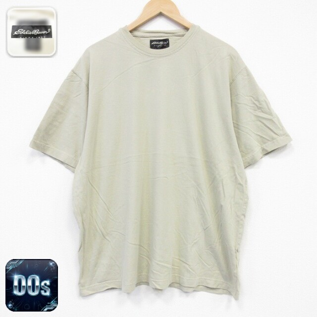 【20%OFF】エディーバウアー 00s 半袖Tシャツ ベージュ メンズXL相当 | 古着