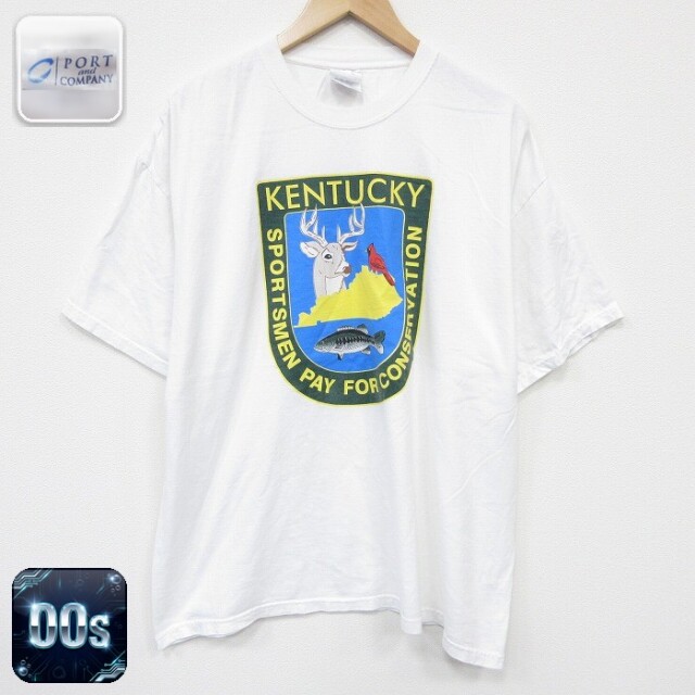 00s 半袖Tシャツ ケンタッキー ホワイト メンズXL相当 | 古着