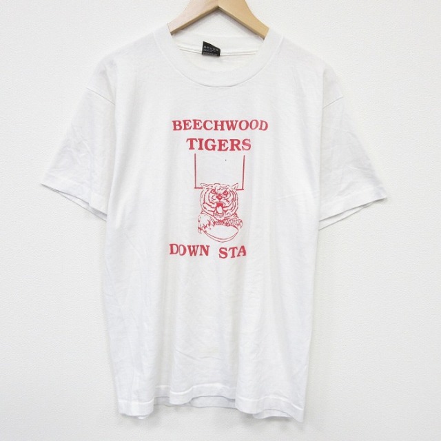 スクリーンスターズ 80s 半袖Tシャツ タイガース ホワイト XL | 古着