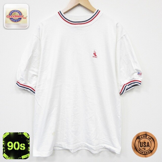 【20%OFF】ウィングフット 90s 半袖Tシャツ ホワイト メンズXL相当 | 古着