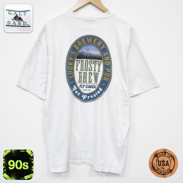 90s 半袖Tシャツ FROSTY ホワイト メンズXL相当 | 古着