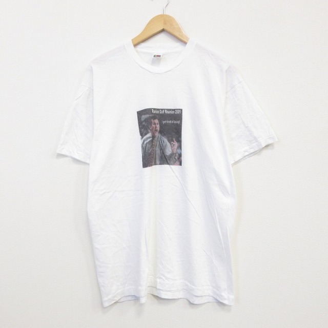 フルーツオブザルーム 00s 半袖Tシャツ ゴルフ ホワイト メンズL相当 | 古着