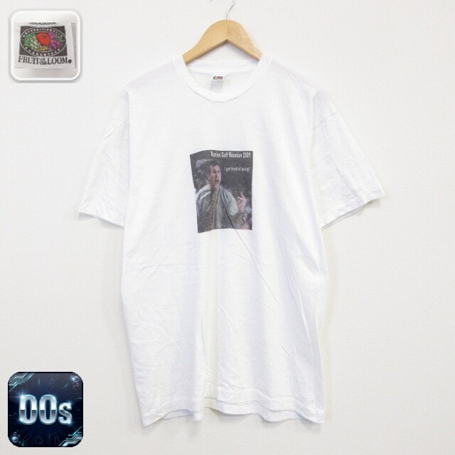 フルーツオブザルーム 00s 半袖Tシャツ ゴルフ ホワイト メンズL相当 | 古着