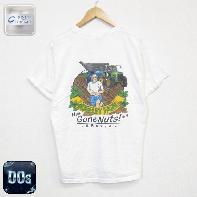 00s 半袖Tシャツ ナッツ ホワイト メンズL相当 | 古着