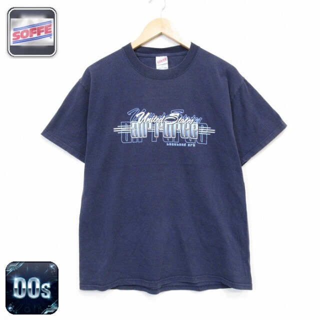 【20%OFF】00s 半袖Tシャツ USエアフォース ネイビー メンズM相当 | 古着
