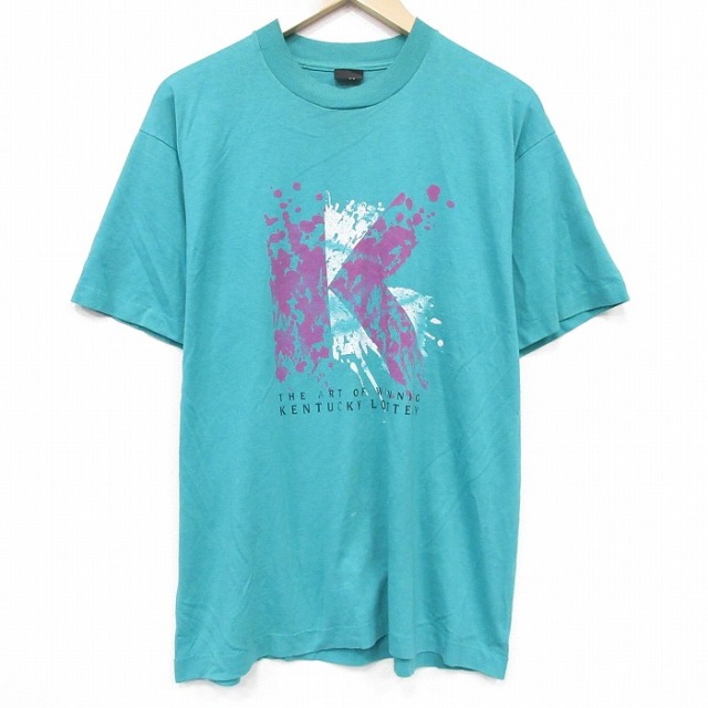 スクリーンスターズ 80s 半袖Tシャツ K グリーン メンズXL相当 | 古着