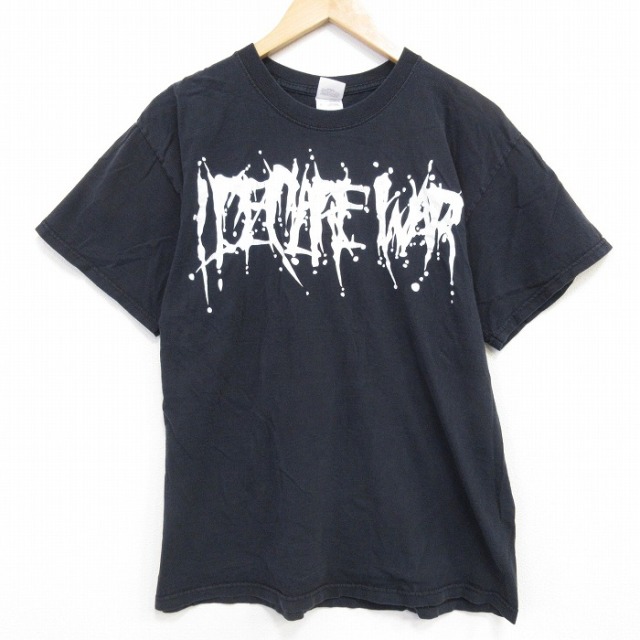 古着通販 M☆古着 半袖 ビンテージ ロック バンド Tシャツ メンズ 00