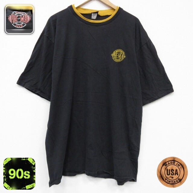 90s 半袖Tシャツ クラブ ブラック メンズXL相当 | 古着