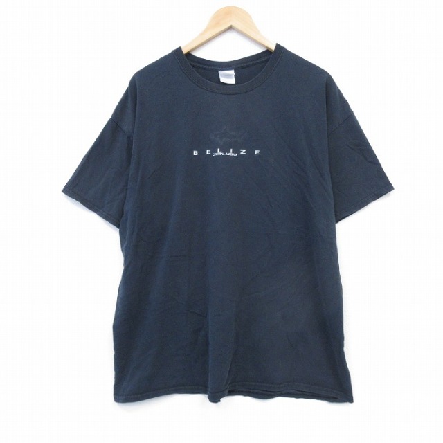 00s 半袖Tシャツ サメ ブラック メンズXL相当 | 古着