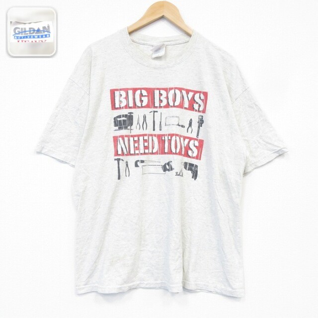 00s 半袖Tシャツ BIG BOYS グレー メンズXL相当 | 古着