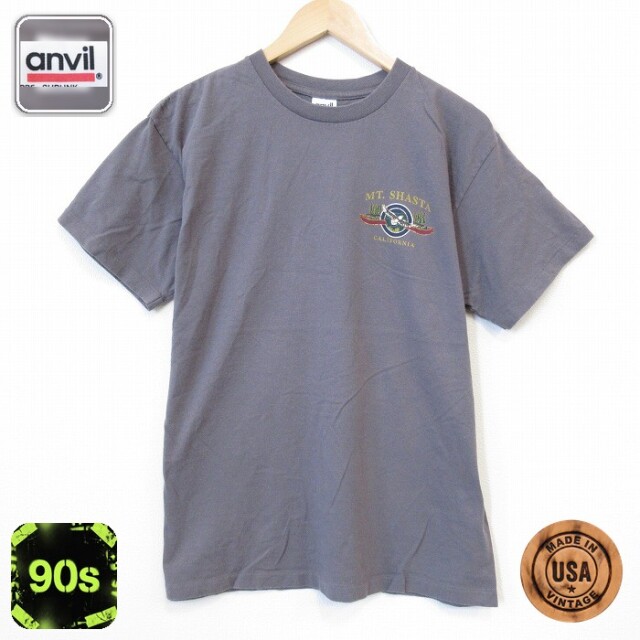90s 半袖Tシャツ カリフォルニア グレー メンズL相当 | 古着
