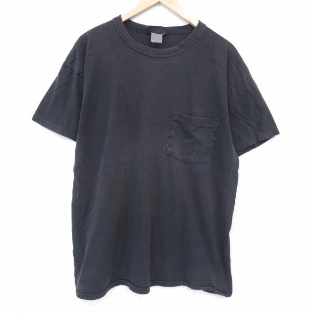 オシュコシュ 90s 半袖Tシャツ 胸ポケット付き ブラック メンズXL相当 | 古着