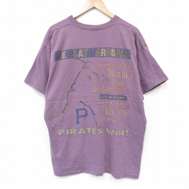 古着通販 XL☆古着 半袖 ビンテージ Tシャツ メンズ 90年代 90s MLB