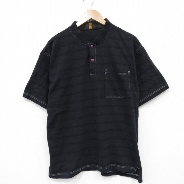 エディーバウアー 90s 半袖Tシャツ 胸ポケット付き ブラック メンズL相当 | 古着