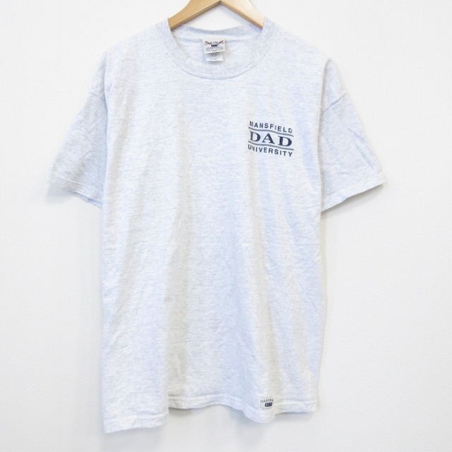 90s 半袖Tシャツ DADカレッジ グレー メンズXL相当 | 古着