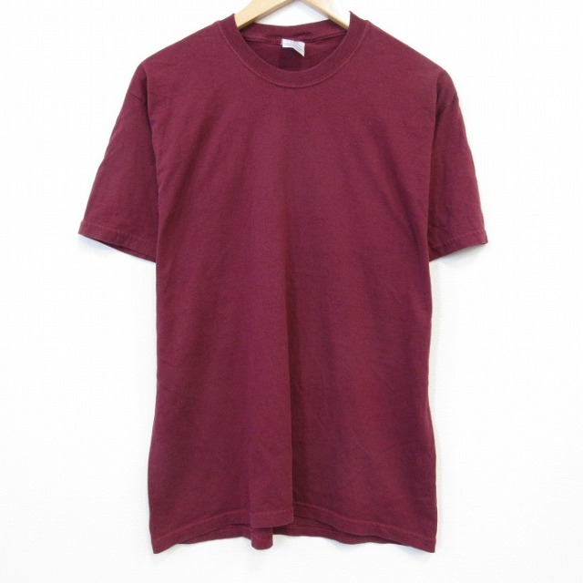 00s 半袖Tシャツ バーガンディ メンズL相当 | 古着