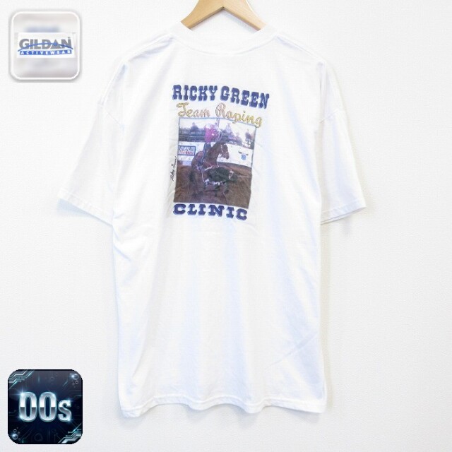 半袖Tシャツ カウボーイ ホワイト メンズXL相当 | 古着