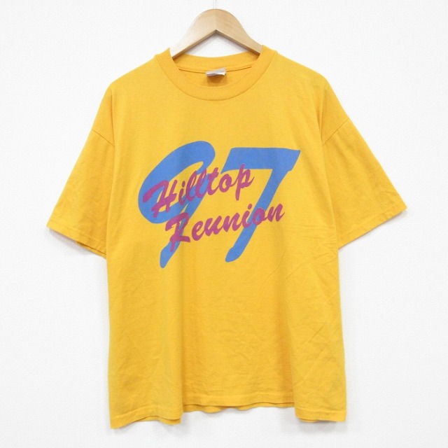 ヘインズ 90s 半袖Tシャツ イエロー メンズXL相当 | 古着