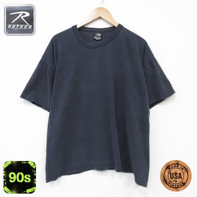 ロスコ 90s 半袖Tシャツ ブラック メンズXL相当 | 古着