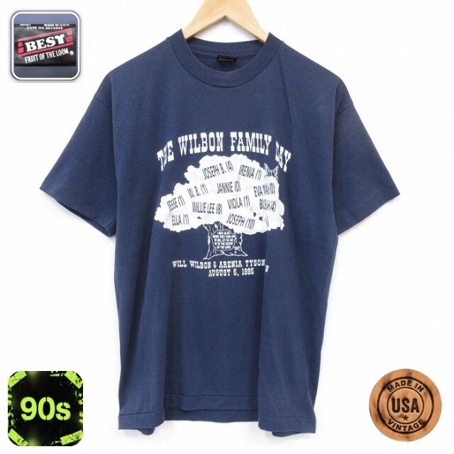 フルーツオブザルーム 90s 半袖Tシャツ 木 ブラック メンズL相当 | 古着