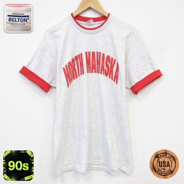 BELTON 90s 半袖Tシャツ トスマハスカ グレー メンズL相当 | 古着