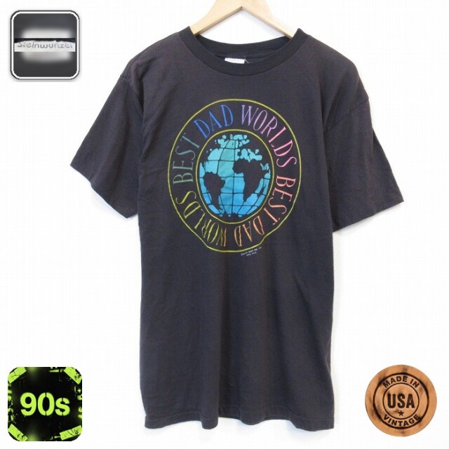 90s 半袖Tシャツ DAD ブラック メンズL相当 | 古着