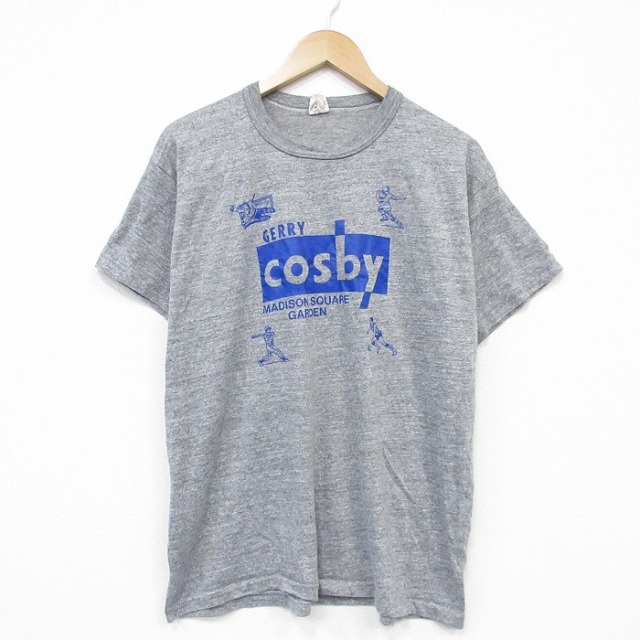 ラッセル 70s 半袖Tシャツ cosby グレー メンズL相当 | 古着
