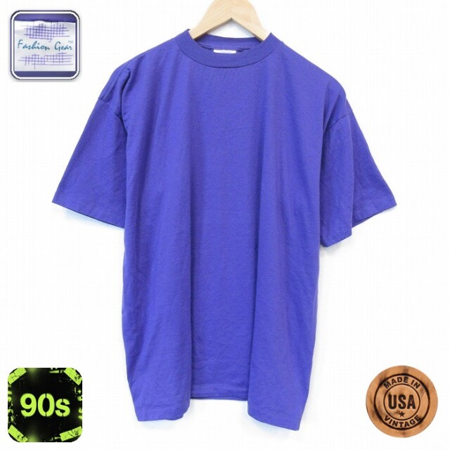 90s 半袖Tシャツ パープル メンズXL相当 | 古着