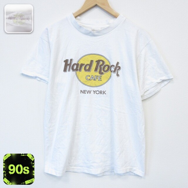 ハードロックカフェ 90s 半袖Tシャツ ホワイト メンズL相当 | 古着