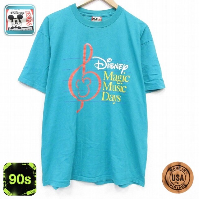 ディズニー 90s 半袖Tシャツ グリーン メンズXL相当 | 古着