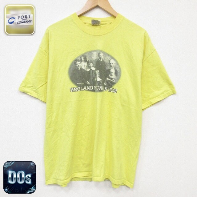半袖Tシャツ HEGLAND イエロー メンズXL相当 | 古着
