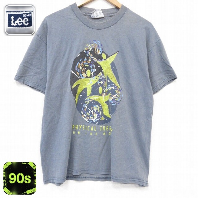 リー 90s 半袖Tシャツ PHYSICAL グレー メンズL相当 | 古着