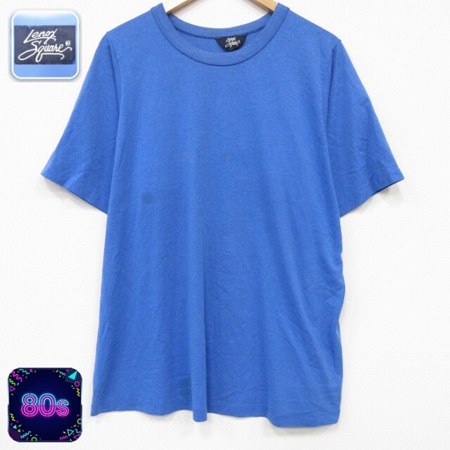 80s 半袖Tシャツ ネイビー メンズXL相当 | 古着