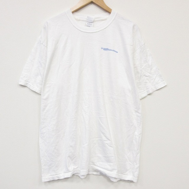 半袖Tシャツ テクノロジー ホワイト メンズXL相当 | 古着