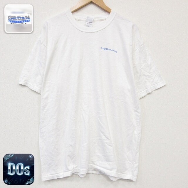 半袖Tシャツ テクノロジー ホワイト メンズXL相当 | 古着