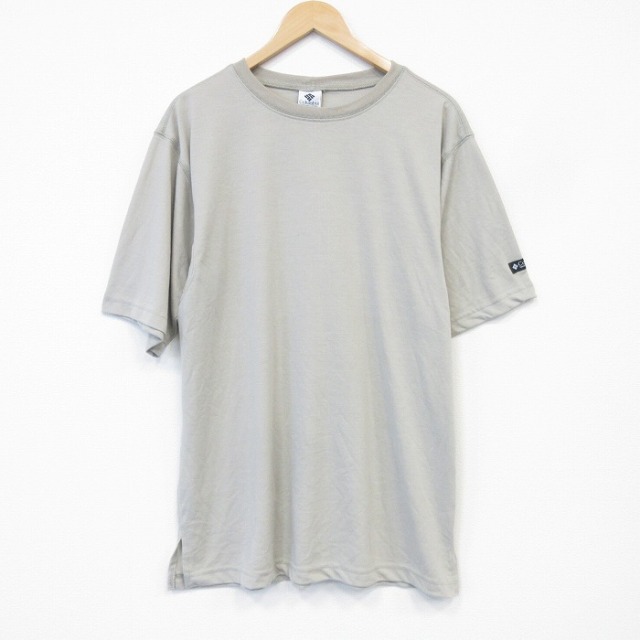 コロンビア 90s 半袖Tシャツ ワンポイントロゴ ベージュ メンズXL相当 | 古着