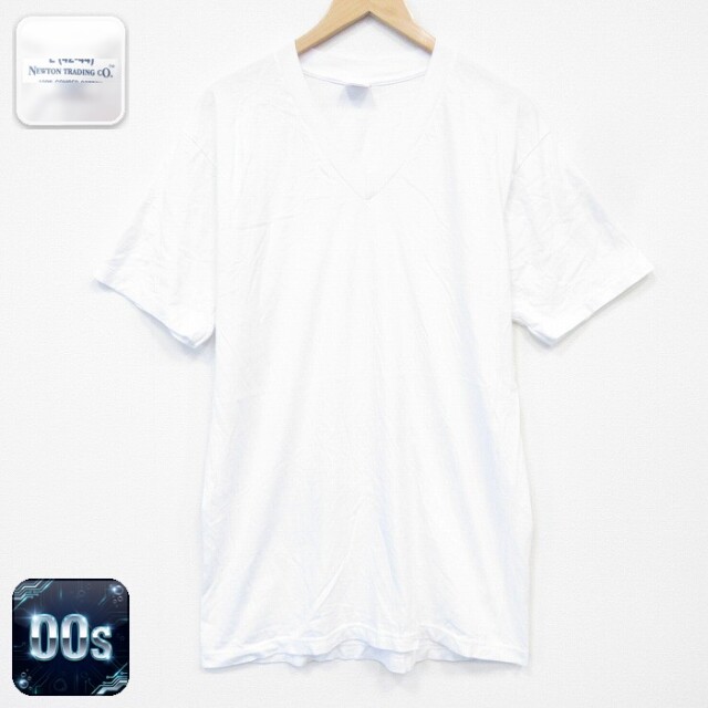 00s 半袖Tシャツ 無地 ホワイト メンズL相当 | 古着