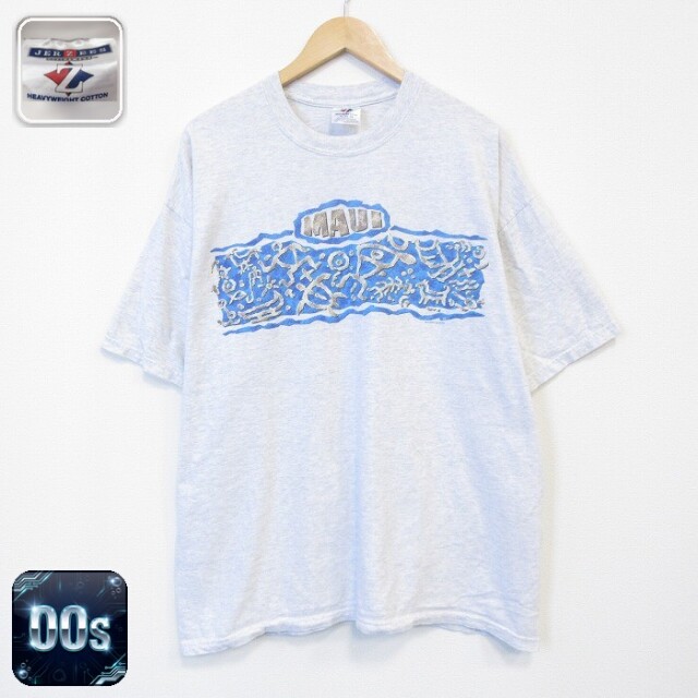 00s 半袖Tシャツ マウイ グレー メンズXL相当 | 古着