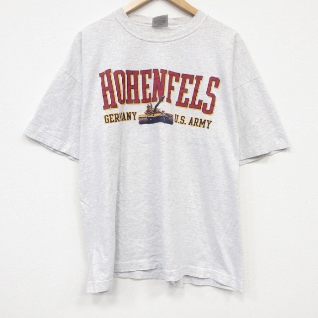 90s 半袖Tシャツ USアーミー グレー メンズXL相当 | 古着