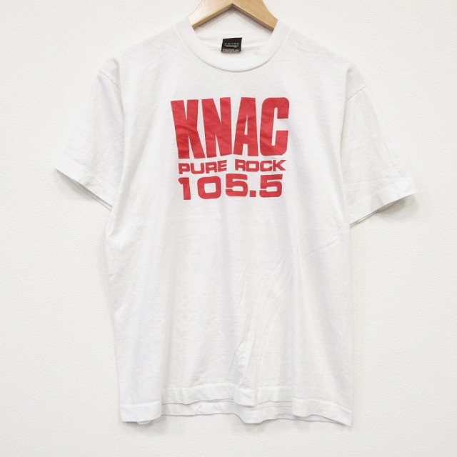 スクリーンスターズ 90s 半袖Tシャツ KNAC ホワイト メンズM相当 | 古着