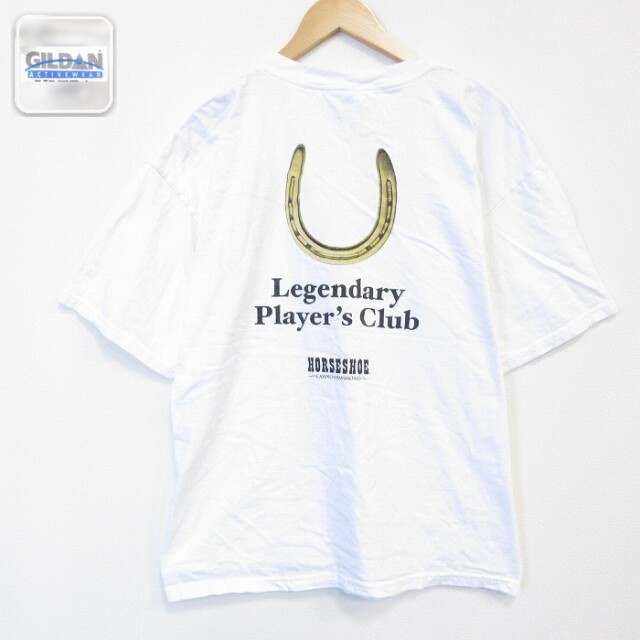 半袖Tシャツ ホスシュー ホワイト メンズXL相当 | 古着