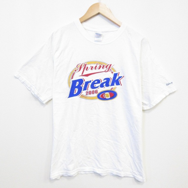 00s 半袖Tシャツ Break ホワイト メンズL相当 | 古着