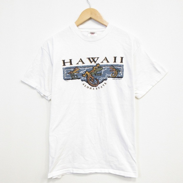 オニータ 90s 半袖Tシャツ ハワイ ホワイト メンズL相当 | 古着
