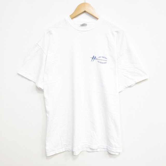 ヘインズ 90s 半袖Tシャツ ビジネス ホワイト メンズXL相当 | 古着