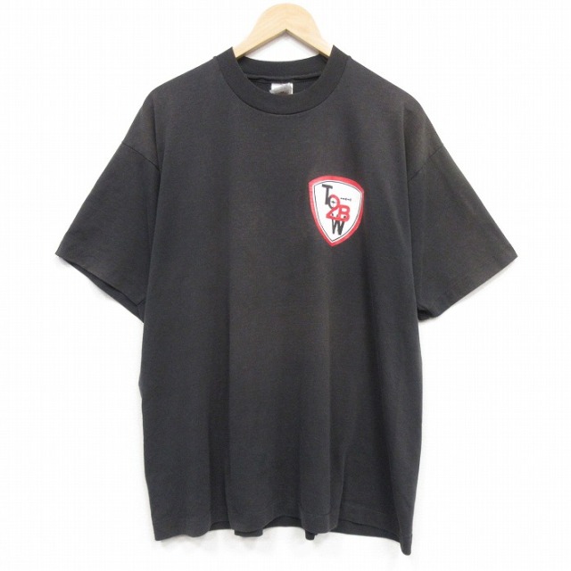 フルーツオブザルーム 90s 半袖Tシャツ 対戦車ミサイル ブラック メンズXL相当 | 古着
