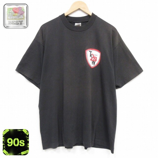 フルーツオブザルーム 90s 半袖Tシャツ 対戦車ミサイル ブラック メンズXL相当 | 古着