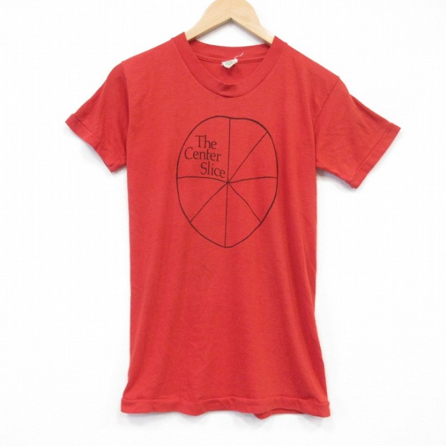 スクリーンスターズ 80s 半袖Tシャツ スライス レッド メンズS相当 | 古着