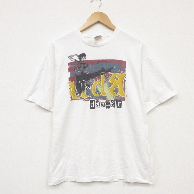 90s 半袖Tシャツ ダンサー ホワイト メンズL相当 | 古着