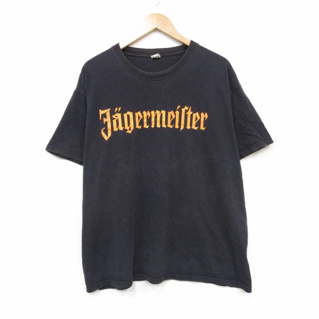 00s 半袖Tシャツ イエガーマスター ブラック メンズXL相当 | 古着
