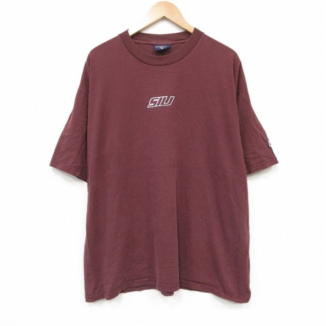 ジャンスポーツ 90s 半袖Tシャツ SIU バーガンディ メンズXL相当 | 古着